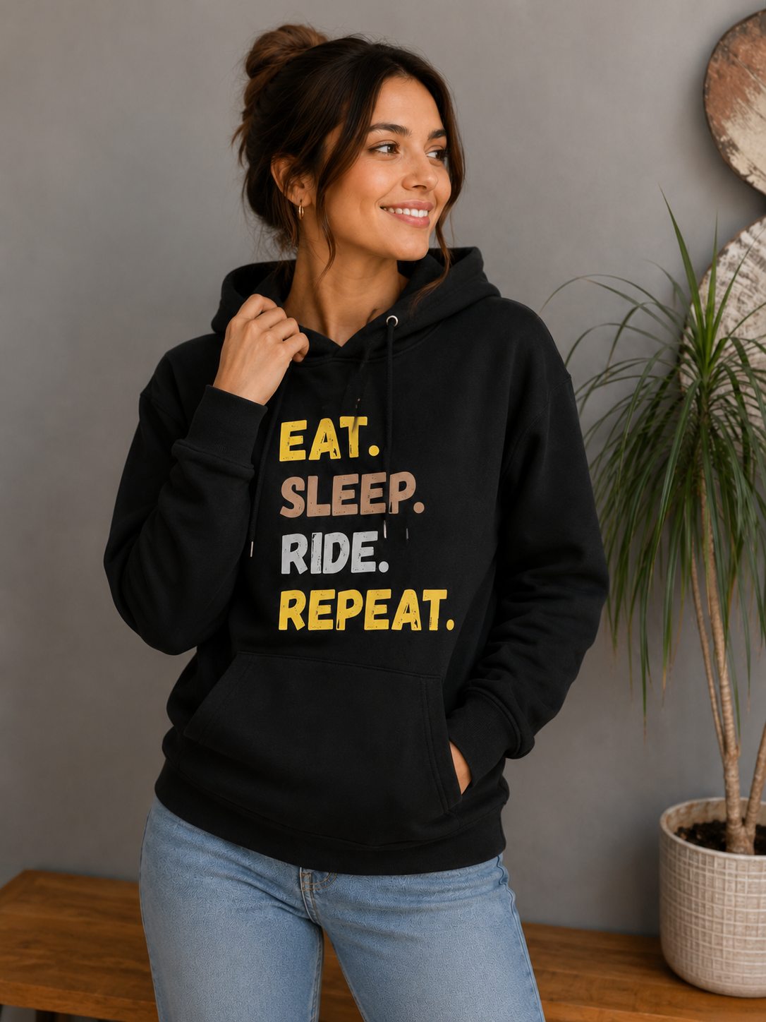 Eat, Sleep, Ride, Repeat Hoodie