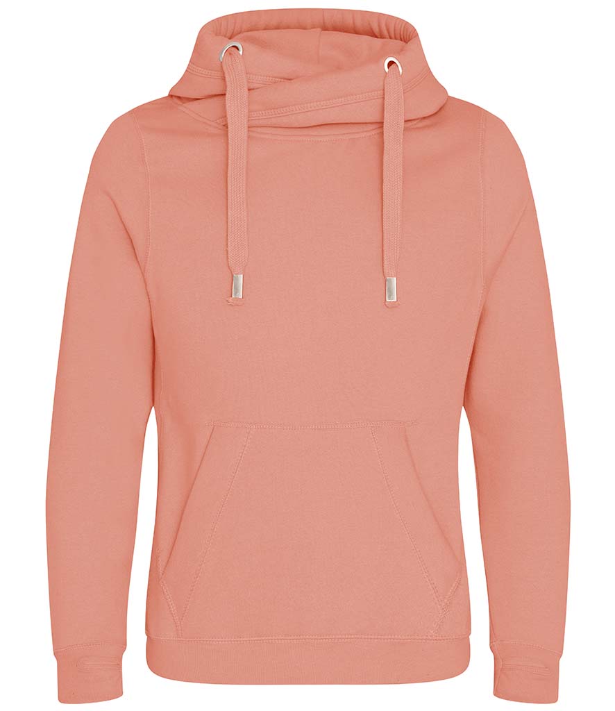 Pink colour Hoodie with a high cross neck printed with the words "If you gain the trust of a horse you will have a friend for life" and a line drawing of a horse